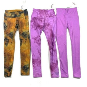 New Calia Lot of 3 Leggings High Rise 7/8 Length